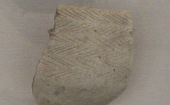 Keramikfragment aus Dscharmo.