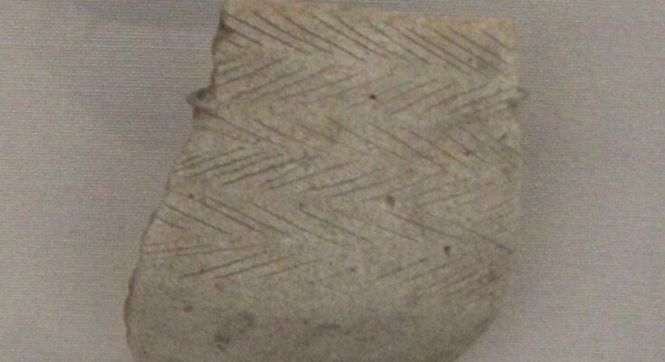 Keramikfragment aus Dscharmo.